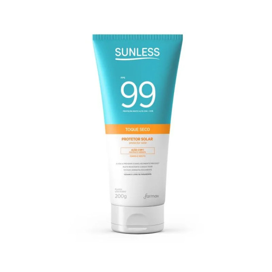 PROTETOR SOLAR SUNLESS FPS99 TOQUE SECO 200G