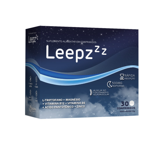 LEEPZ L-TRIPTOFANO COM 30 CAPSULAS