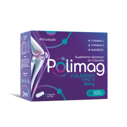 POLIMAG COLAGENO TIPO II COM 30 CAPSULAS