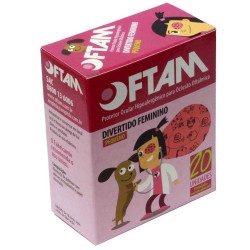 PROTETOR OCULAR OFTAM FEMININO C/20
