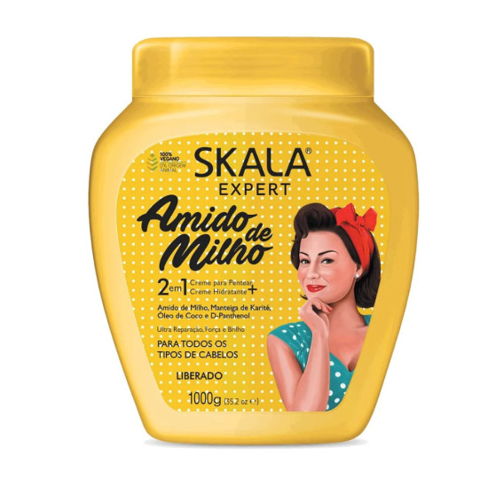 CREME TRATAMENTO SKALA AMIDO DE MILHO 1KG