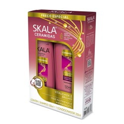 KIT SKALA SHAMPOO + CONDICIONADOR CERAMIDAS C/325 ML