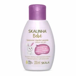 SABONETE LIQUIDO SKALINHA BEBE LAVANDA 200ML