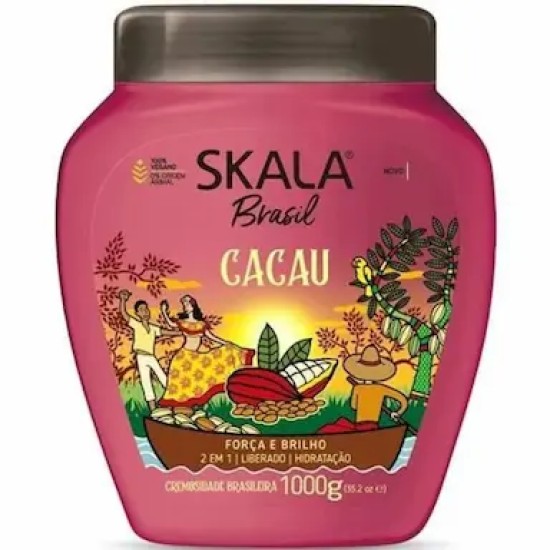 CREME TRATAMENTO SKALA 2 EM 1 CACAU 1KG