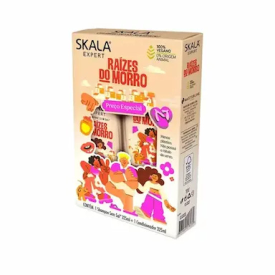 KIT SKALA  SHAMPOO + CONDICIONADOR  RAIZES DO MORRO COM 325ML