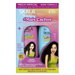 KIT SKALA SHAMPOO 325ML + CONDICIONADOR 200 ML MAIS CACHOS
