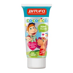 GEL DENTAL BITUFO COCORICO S/FLUOR MORANG 90G