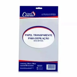 PAPEL DEPILACAO SANTA CLARA C/50