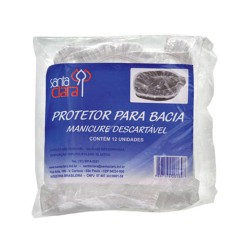 PROTETOR P/ BACIA DE MANICURE DESCOVA 28X28 C/12 UN REF 189