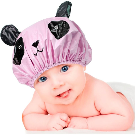 TOUCA BANHO INFANTIL SANTA CLARA PVC ROSA