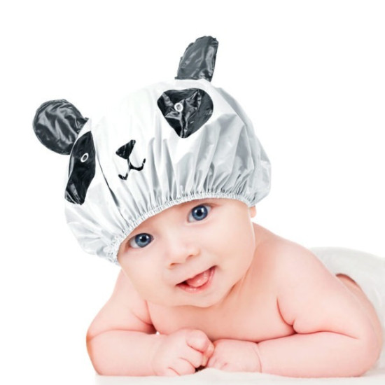 TOUCA BANHO INFANTIL SANTA CLARA PVC BRANCO