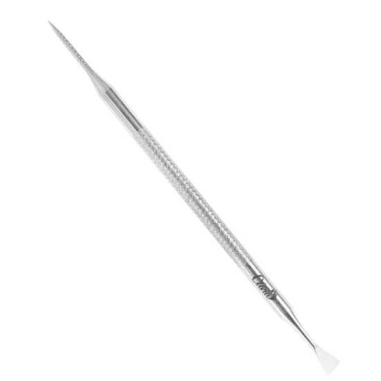 ESPATULA/PALITO INOX COM PROTETOR PARA CUTICULA SANTA CLARA