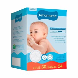 ABSORVENTE P/SEIOS AMAMENTE LV30 PG24