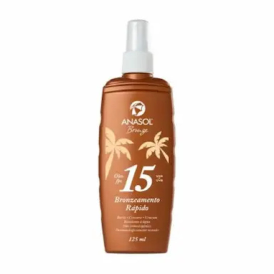 BRONZEADOR ANASOL OLEO FPS 15 125ML