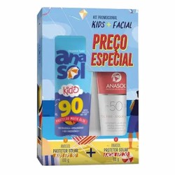 KIT ANASOL KIDS FPS90 100G + PROTETOR FPS50 60G