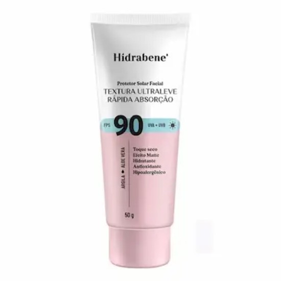 PROTETOR SOLAR HIDRABENE FPS90 C/50G