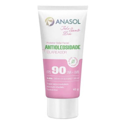 ANASOL PROTETOR SOLAR FACIAL ANTIOLEOSIDADE+CLAREADOR FPS 90 40G