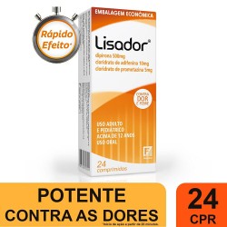 LISADOR 500 MG C/24 COMPRIMIDOS