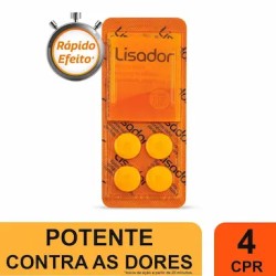 LISADOR 500MG ENV C/4 COMPRIMIDOS