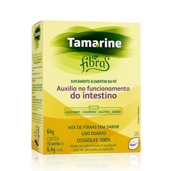 TAMARINE FIBRAS 57GR COM 10 SACHES