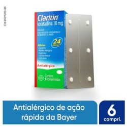 CLARITIN 10MG 24HORAS C/6 COMPRIMIDOS