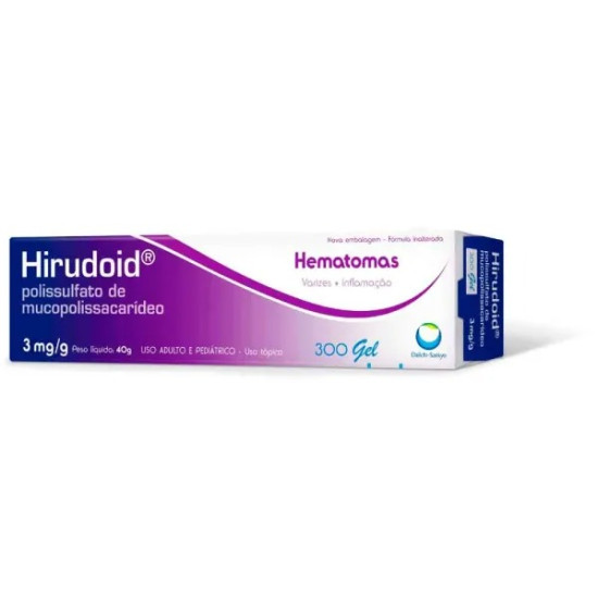 HIRUDOID 300 MG GEL COM 40 GR