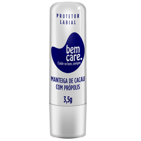 PROTETOR LABIAL BEM CARE MANTEIGA DE CACAU COM PROPOLIS COM 3,5G