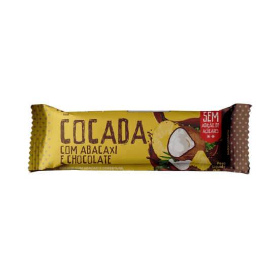 COCADA LATAM ABACAXI COM CHOCOLATE ZERO ACUCAR 25G
