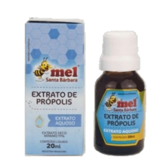 EXTRATO DE PROPOLIS 11% AQUOSO SANTA BARBARA 20 ML