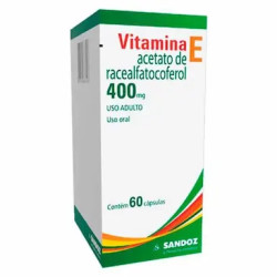 VITAMINA E 400MG COM 60 CAPSULAS