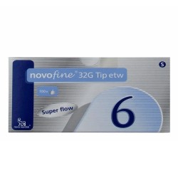 AGULHA NOVOFINE P/CANETA 06MM C/100 UND
