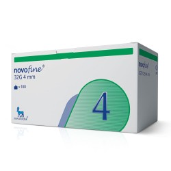 AGULHA NOVOFINE P/CANETA 04MM C/100 UND