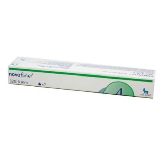 AGULHA NOVOFINEPARA CANETA 04MM COM 07 UNIDADES