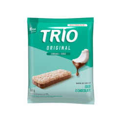 BARRA DE CEREAL TRIO COCO COM CHOCOLATE 20GR