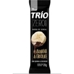 BARRA DE CEREAL TRIO ZERO BANANA/CHOCOLATE 20G