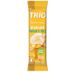 BARRA DE CEREAL TRIO BANANA C/ MEL E AVEIA 20G