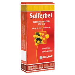 SULFERBEL 250MG COM 50 COMPRIMIDOS