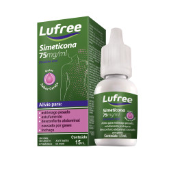 SIMETICONA LUFREE 75MG COM 15 ML