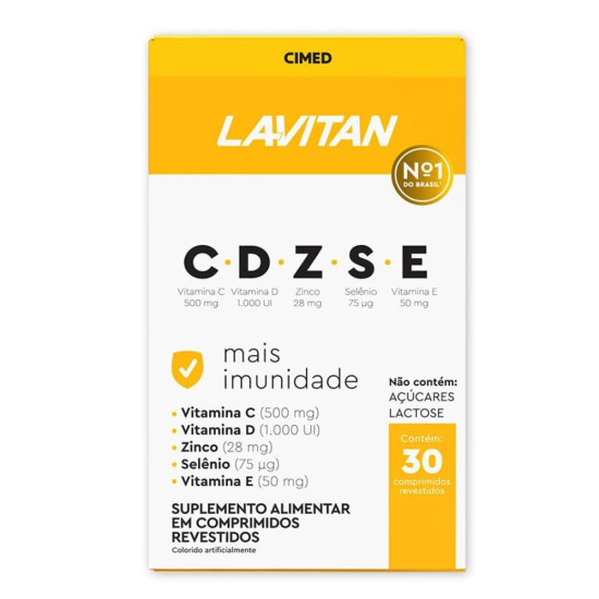 LAVITAN IMUNIDADE CDZSE COM 30 CAPSULAS