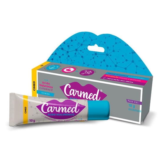 REP LABIAL CARMED 10G GEL ACIDO HIALURÔNICO