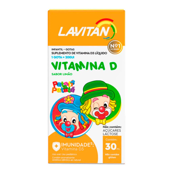 LAVITAN KIDS VIT D 200UI COM 30ML