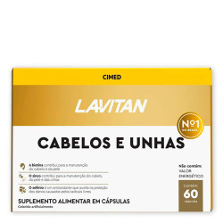 LAVITAN CABELOS E UNHAS COM 60 CAPSULAS