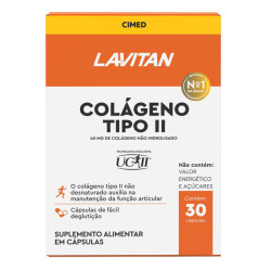 LAVITAN COLAGENO TIPO II COM 30 CAPSULAS