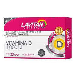LAVITAN VITAMINA D 1.000 UI COM 30 CAPSULAS