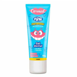 GEL DENTAL CARMESCOVA DENTAL FINI DENTADURAS COM FLUOR 70G