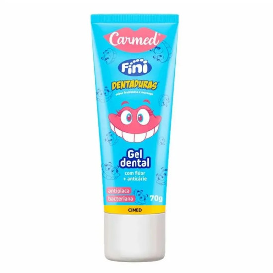 GEL DENTAL CARMESCOVA DENTAL FINI DENTADURAS COM FLUOR 70G