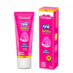 GEL DENTAL CARMESCOVA DENTAL FINI BEIJINHO COM FLUOR 70G