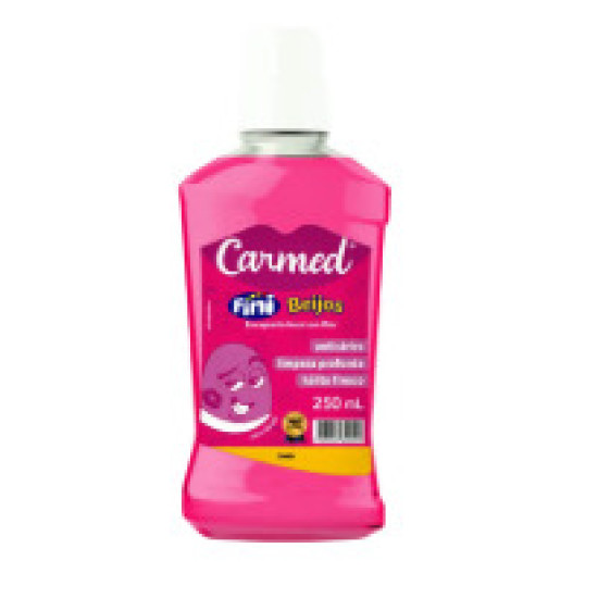 ENXAGUANTE BUCAL CARMESCOVA DENTAL FINI BEIJOS COM 250ML