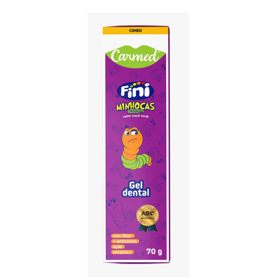 GEL DENTAL CARMED FINI MINHOCAS COM FLUOR 70G