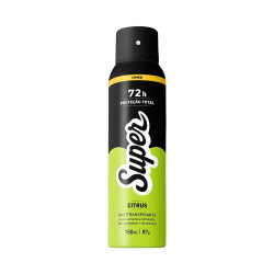 DESODORANTE AEROSOL SUPER CITRUS 72H 150ML